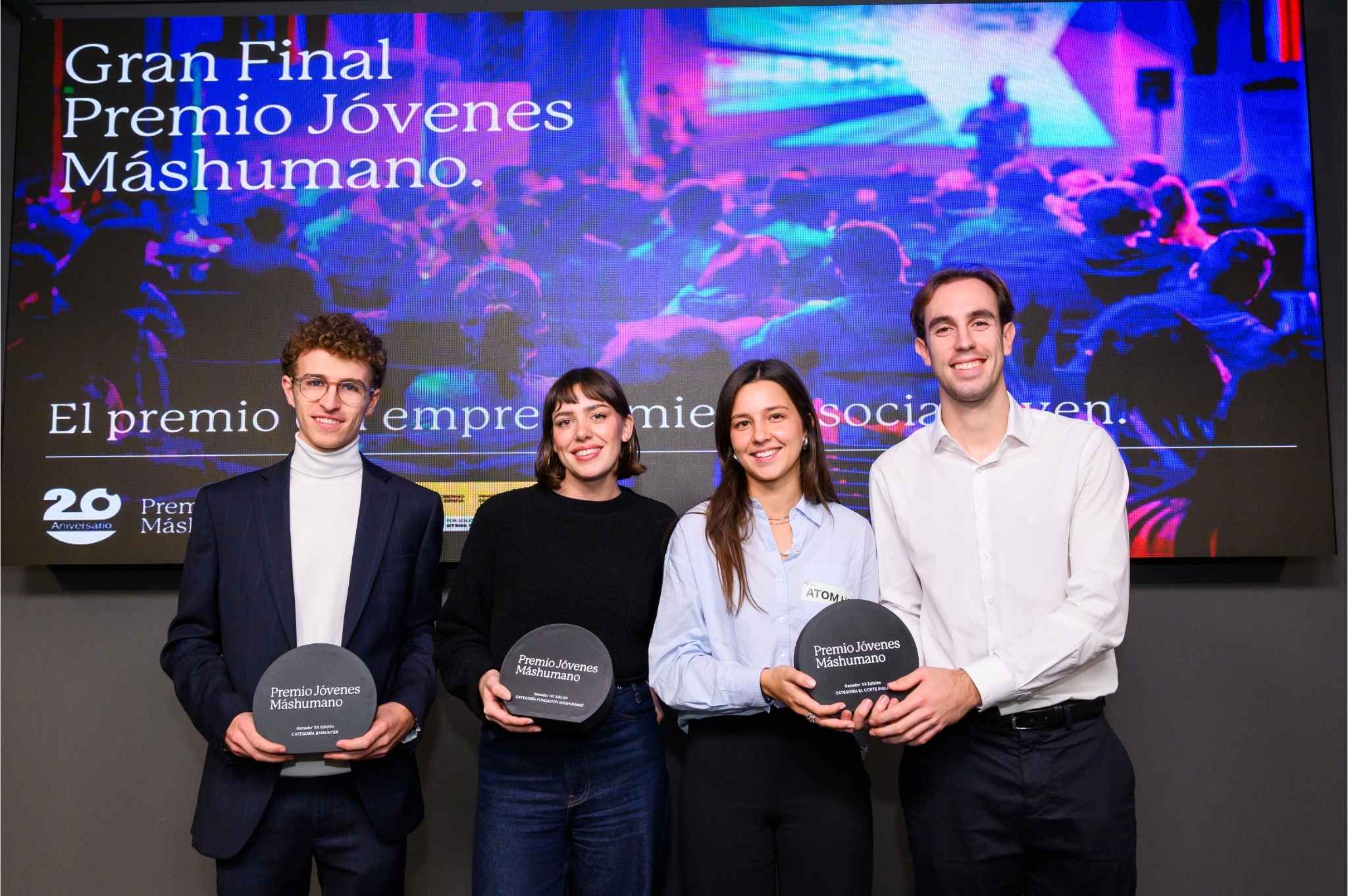 Startups ganadoras del Premio Jóvenes Máshumano